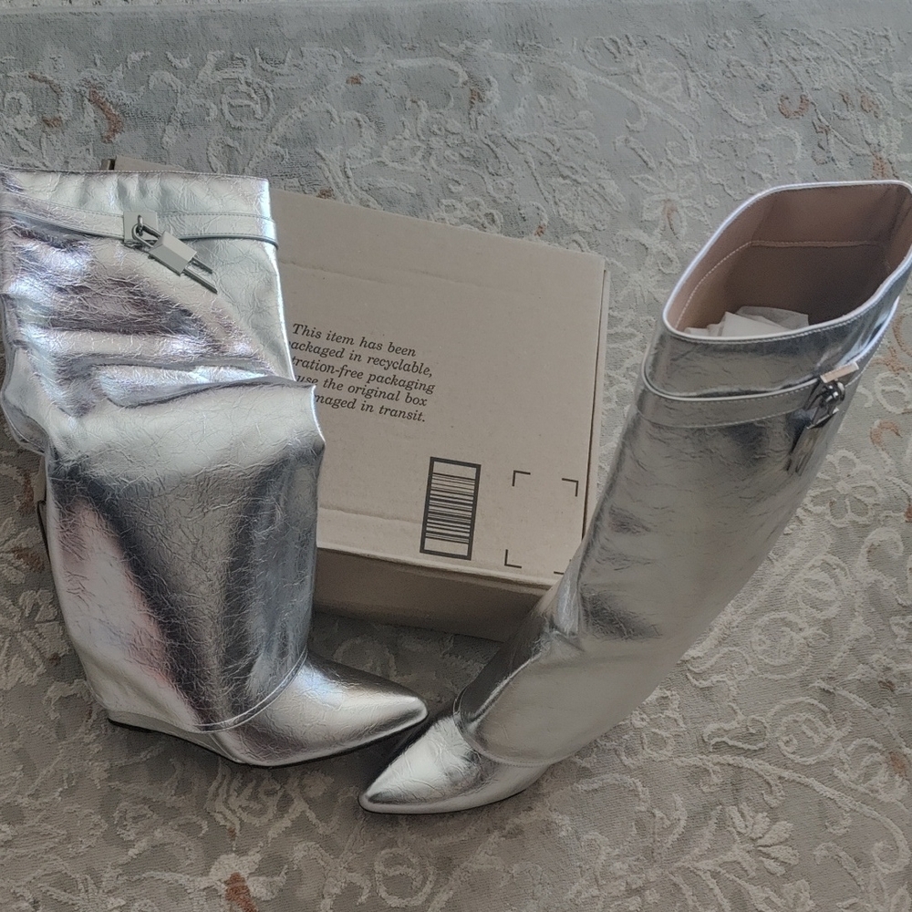 Silver Big City Dream Women's Tall Boots